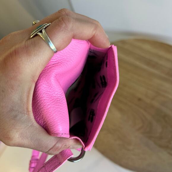 Min & Mon Anastasio Pink Phone Case Embroidered Eye Crossbody Bag - Picture 7 of 16